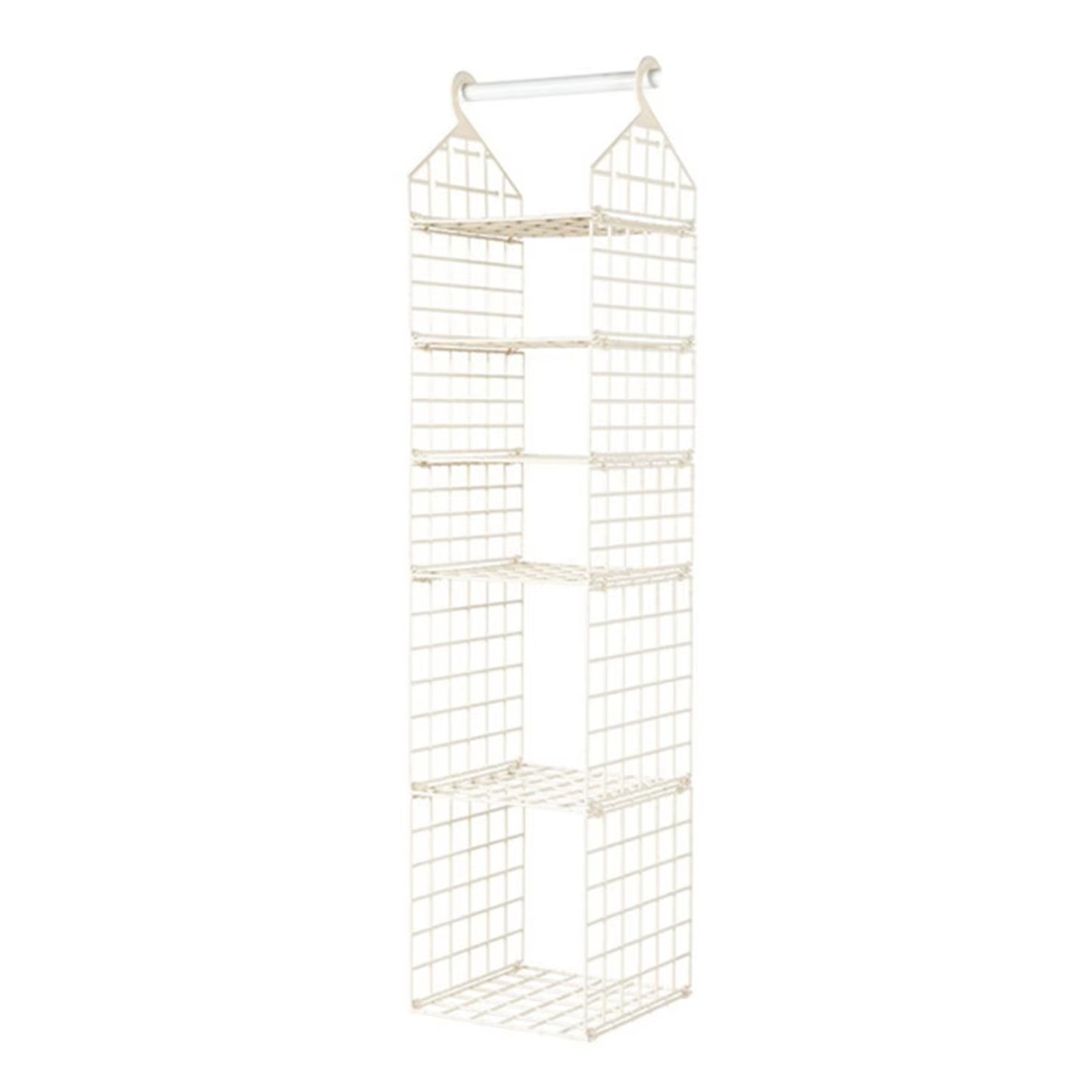 ClosetMax™ Foldable Hanging Organizer – Multi-Tier Space Saver for Pajamas, Coats, Sweaters & More