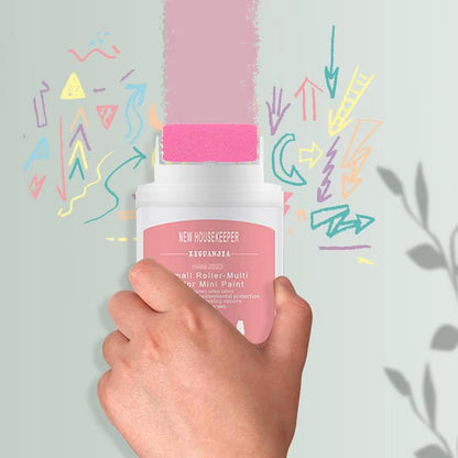 WallFix™ Mini Rolling Paint Brush – DIY Wall Repair Tool for Quick Mark & Graffiti Coverage