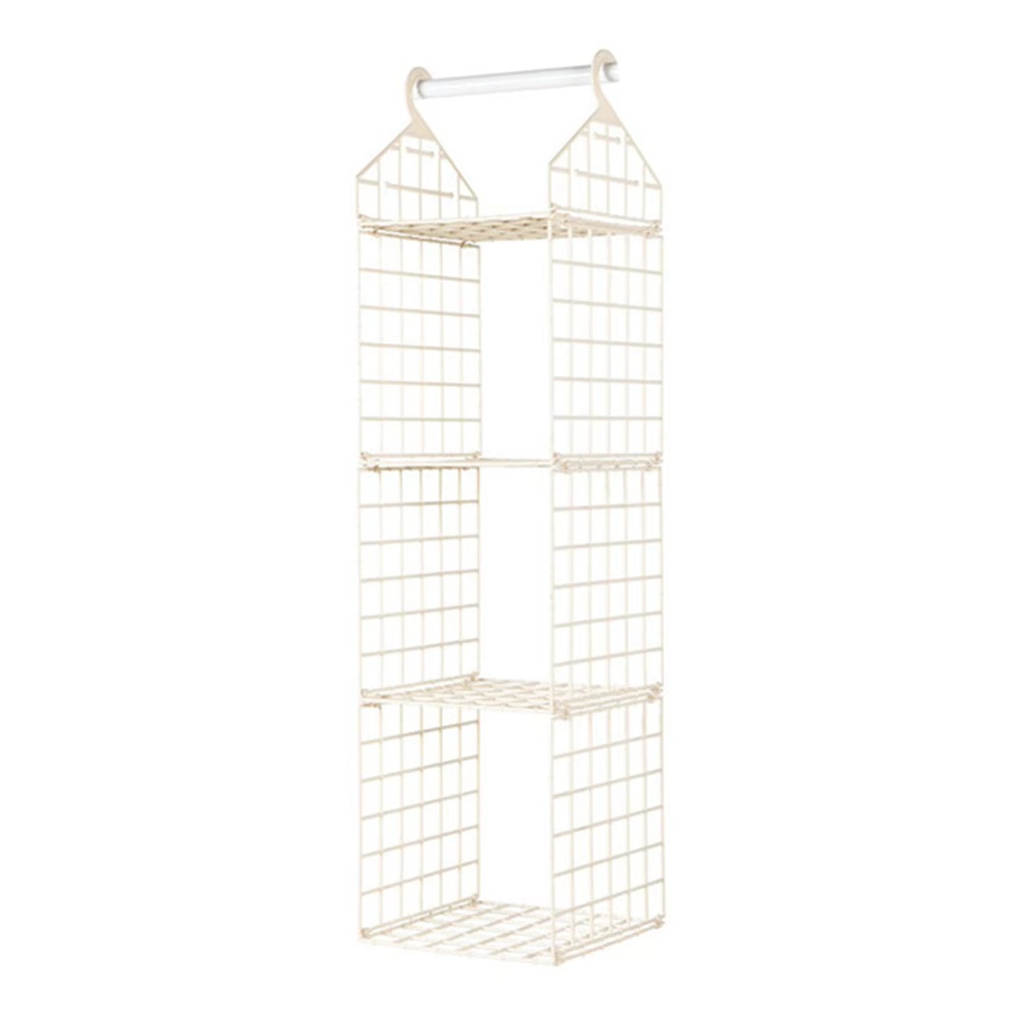 ClosetMax™ Foldable Hanging Organizer – Multi-Tier Space Saver for Pajamas, Coats, Sweaters & More